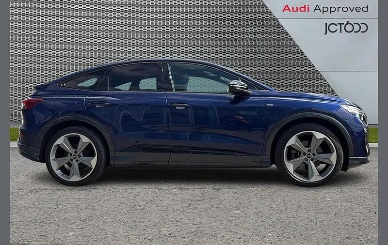 Used Audi Q4 Sportback e-tron Advanced Plus 125 kW (170 HP) 2022 Blue SUV