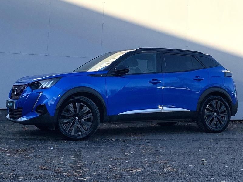 Used Peugeot e-2008 Premium 100 kW (136 HP) 2021 Blue SUV