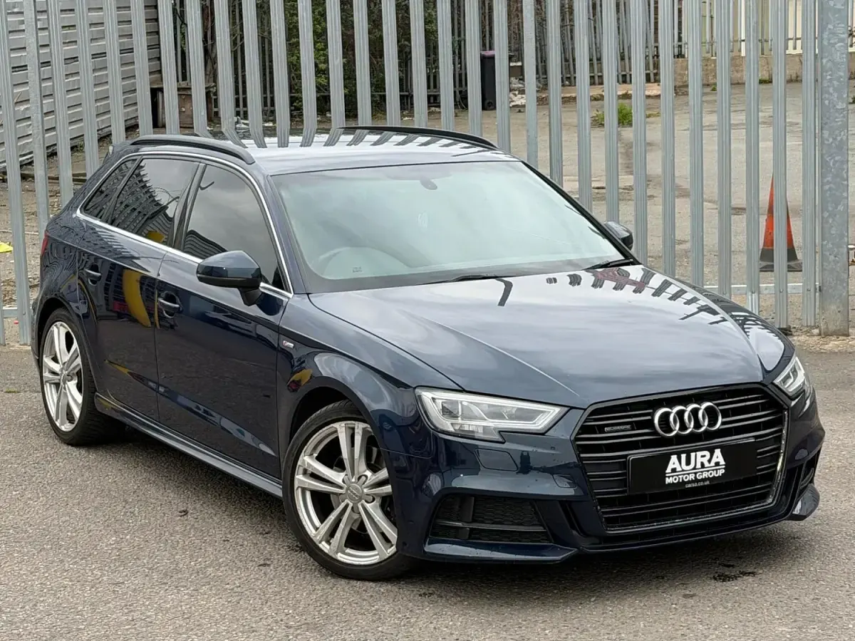 Used Audi A3 Sportback S-Line 184 HP (135 kW) 2016 Blue Hatchback