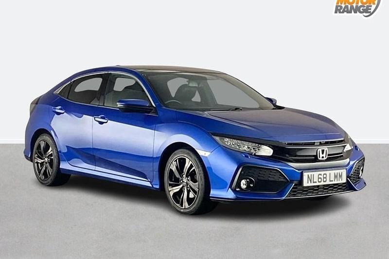 Blue Used 2018 Honda Civic EX Hatchback | £12,895 (Fair price) - Image 1/1