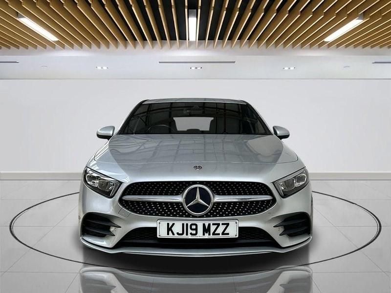 Used Mercedes A180 AMG line 116 HP (85 kW) 2019 Silver Hatchback