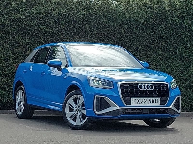 Blue Used 2022 Audi Q2 S-Line SUV | £22,998 (Fair price) - Image 1/4