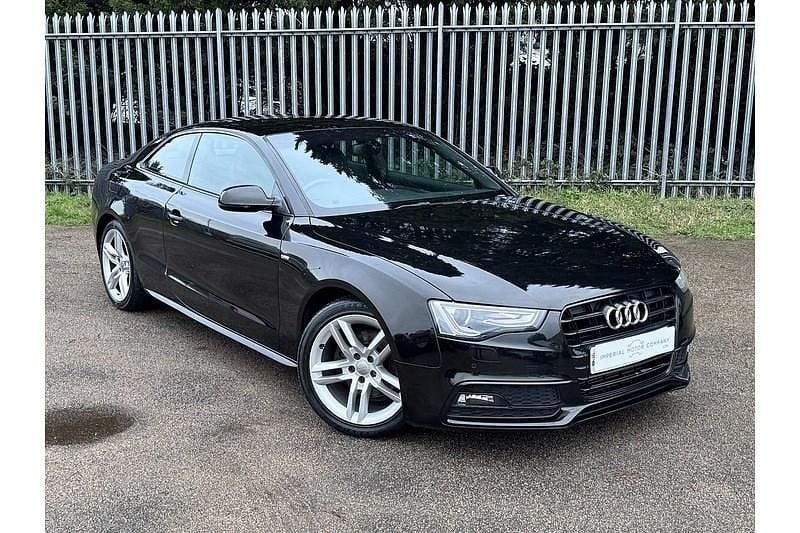 Black Used 2014 Audi A5 S-Line Coupe | £7,995 (Fair price) - Image 1/4