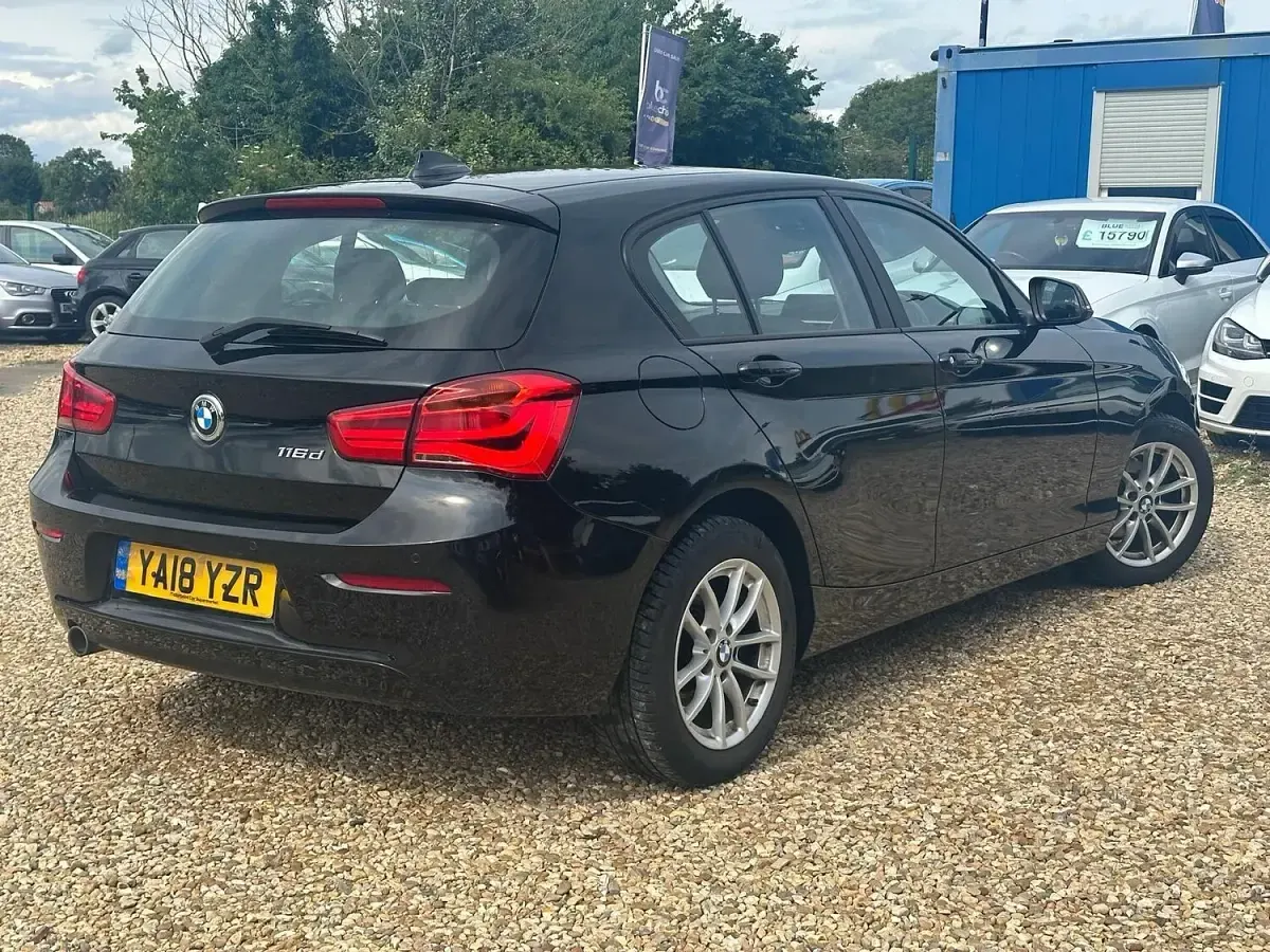 Used BMW 116 2018 Black Hatchback