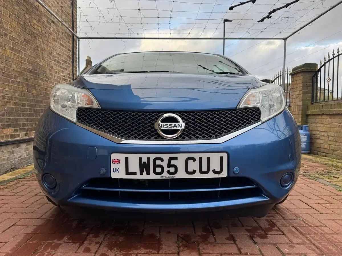 Used Nissan Note 98 HP (72 kW) 2015 Blue Hatchback