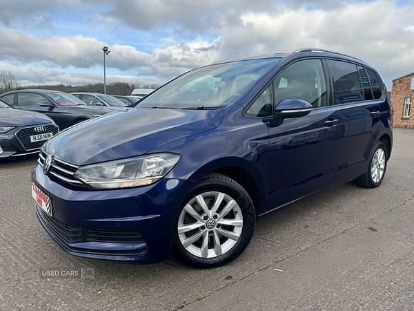 Used VW Touran Family 115 HP (84 kW) 2018 Blue MPV