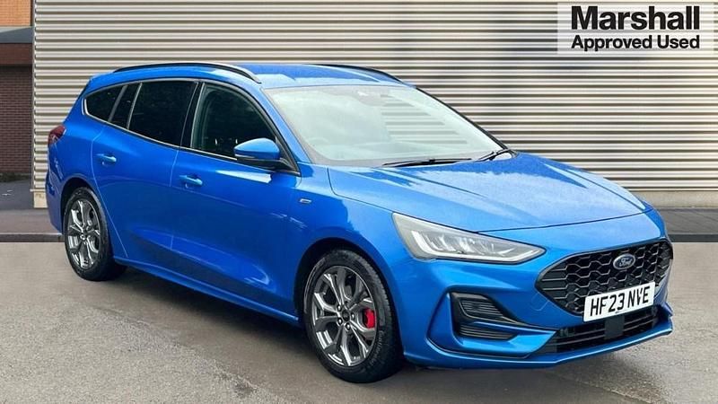 Blue Used 2023 Ford Focus ST-Line Estate | £16,895 (Fair price) - Image 1/4