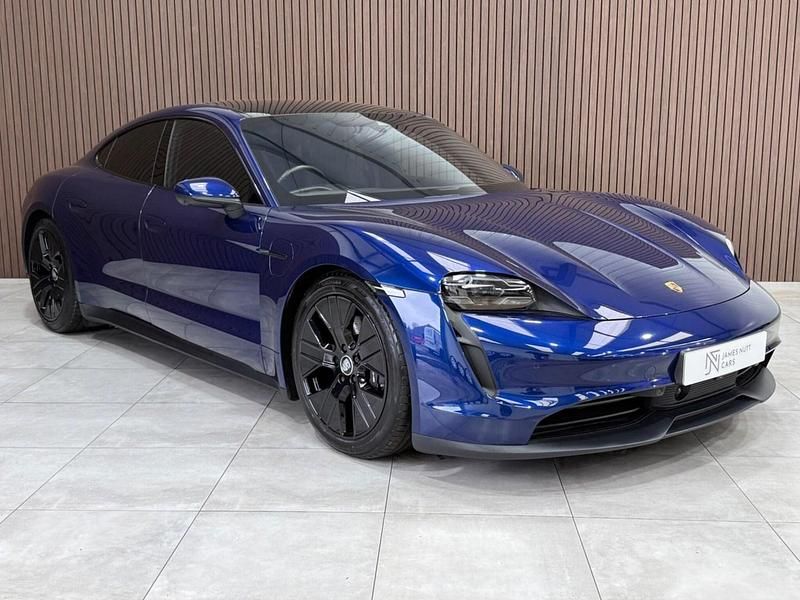 Used Porsche Taycan Performance Package 350 kW (476 HP) 2021 Blue Sedan