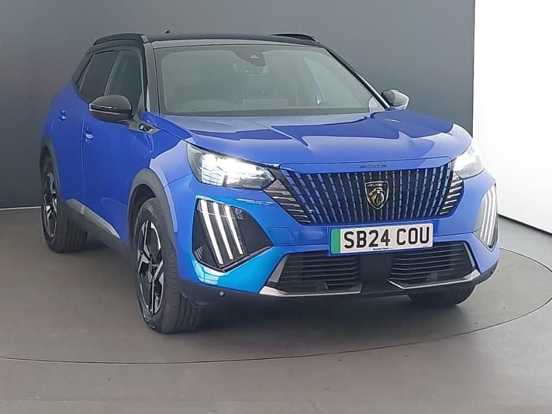 Blue Used 2024 Peugeot e-2008 GTi SUV | £19,498 (Expensive) - Image 1/4