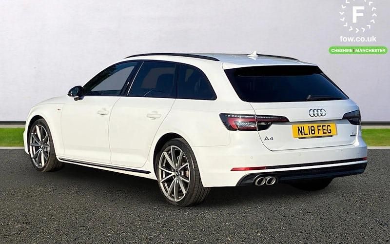 Used Audi A4 Black Edition 190 HP (139 kW) 2017 White Estate