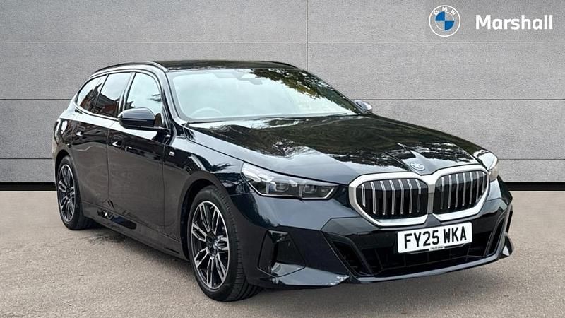 Black Used 2025 BMW 530e M Sport Estate | £44,276 - Image 1/4