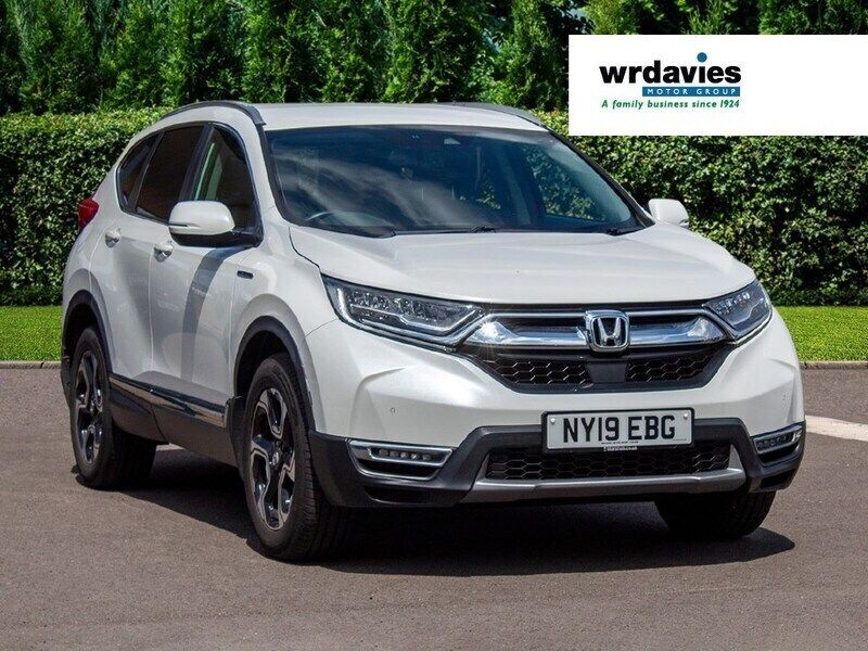 White Used 2019 Honda CR-V Hybrid SUV | £17,699 (Fair price) - Image 1/4