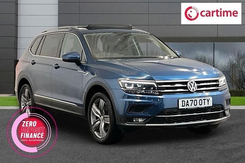Blue Used 2020 VW Tiguan Allspace SEL SUV | £22,500 (Fair price) - Image 1/4