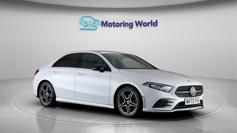 Used Mercedes A200 AMG line 161 HP (118 kW) 2022 White Sedan
