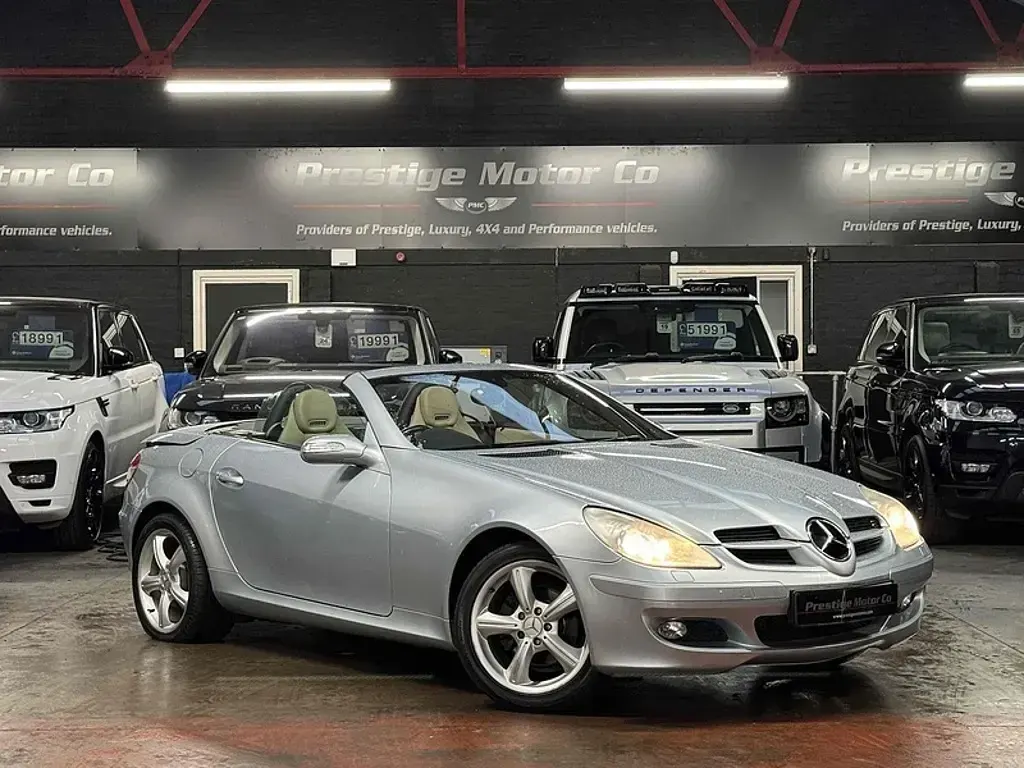 Used Mercedes SLK200 163 HP (119 kW) 2004 Silver Cabriolet