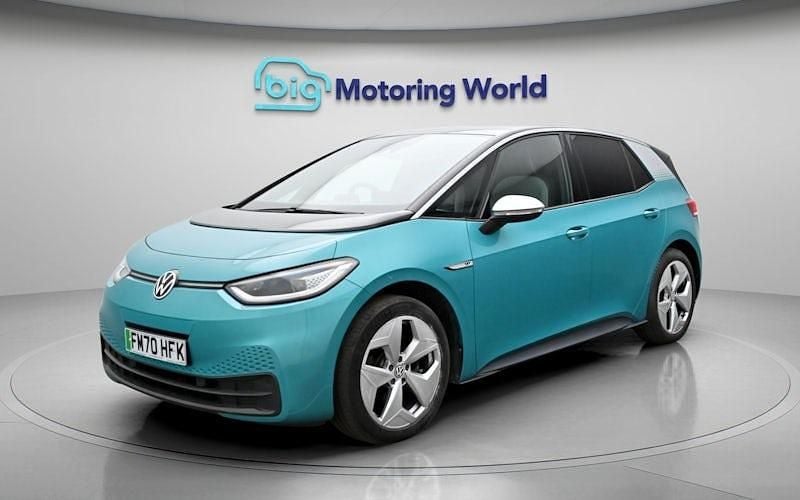 Used VW ID.3 Pro Performance 150 kW (204 HP) 2020 Turquoise Hatchback
