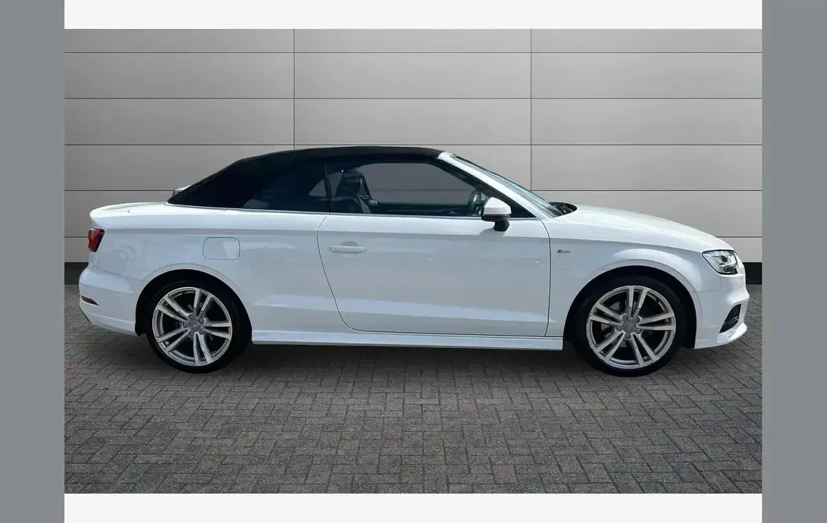 Used Audi A3 Cabriolet S-Line 147 HP (108 kW) 2019 White Cabriolet