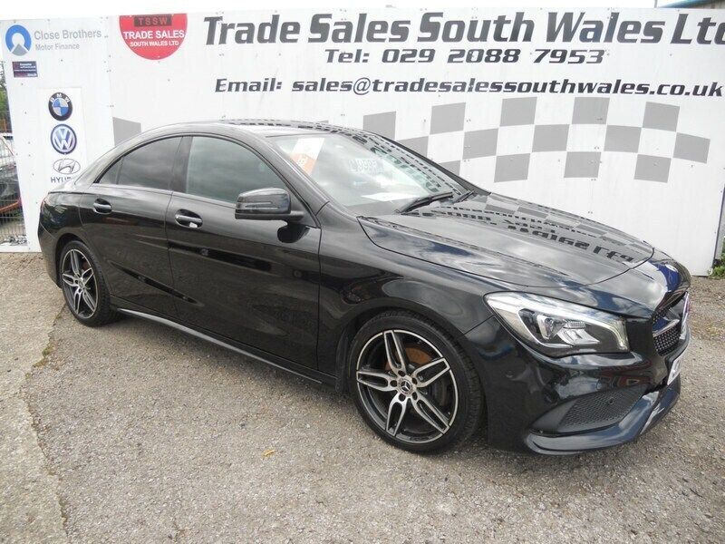 Black Used 2017 Mercedes CLA200 AMG line Sedan | £9,995 (Fair price) - Image 1/4