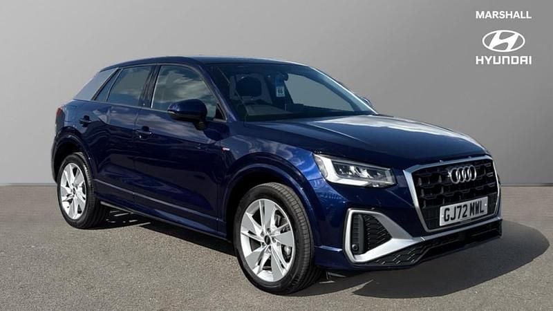 Blue Used 2022 Audi Q2 S-Line SUV | £24,168 (Expensive) - Image 1/4