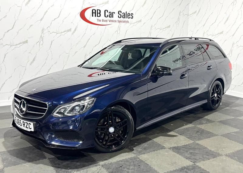 Blue Used 2015 Mercedes E220 AMG Estate | £12,299 (Expensive) - Image 1/3