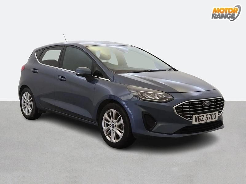Blue Used 2022 Ford Fiesta Titanium Hatchback | £11,895 (Good price) - Image 1/4