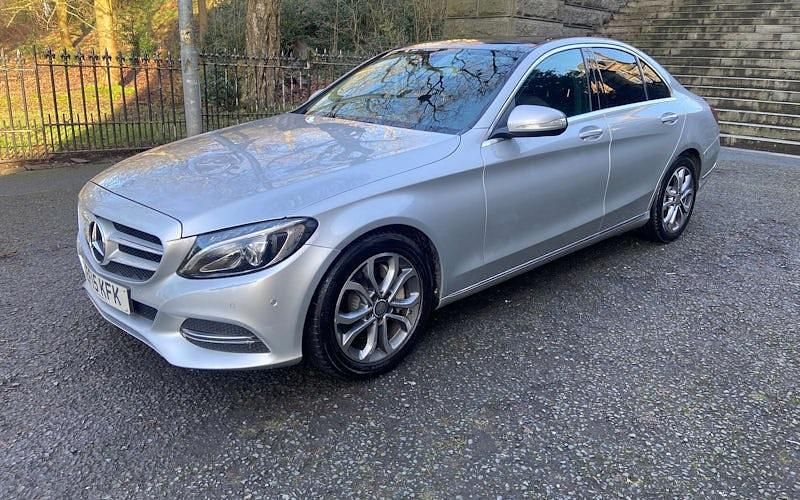 Used Mercedes C250 Premium Plus 204 HP (150 kW) 2015 Silver Sedan