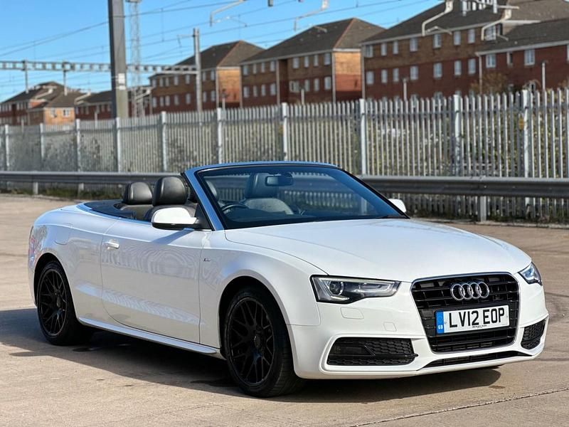 White Used 2012 Audi A5 Cabriolet S-Line Cabriolet | £5,495 (Fair price) - Image 1/4