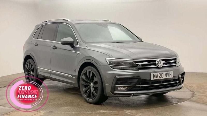 Used VW Tiguan R-line 150 HP (110 kW) 2020 Grey SUV