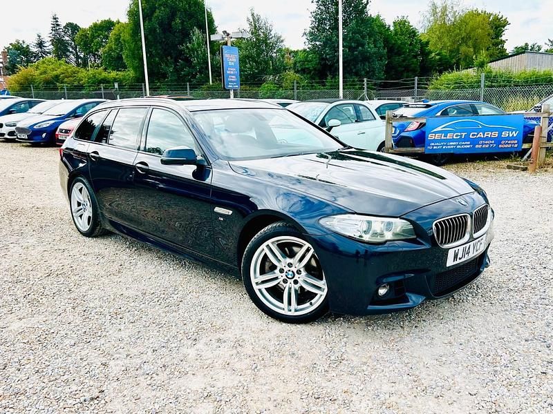 Black Used 2014 BMW 520 M Sport Estate | £8,495 (Fair price) - Image 1/4