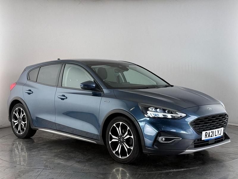 Blue Used 2021 Ford Focus Active X Hatchback | £12,950 (Good price) - Image 1/3