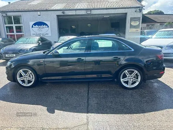 Used Audi A4 S-Line 190 HP (139 kW) 2018 Black Sedan