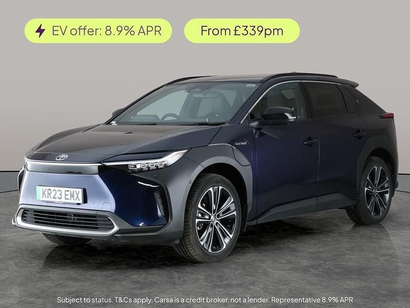 Blue Used 2023 Toyota bZ4X SUV | £22,694 (Good price) - Image 1/3