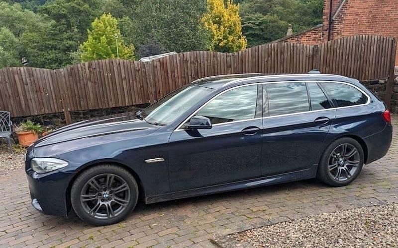 Used BMW 520 M Sport 184 HP (135 kW) 2013 Blue Estate