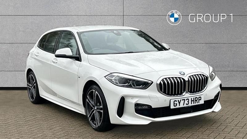 White Used 2023 BMW 118 M Sport Hatchback | £20,995 (Good price) - Image 1/4