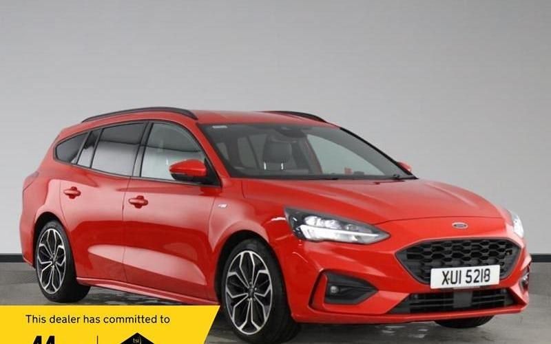 Used Ford Focus ST-Line X 120 HP (88 kW) 2021 Race red (standard paint) Estate