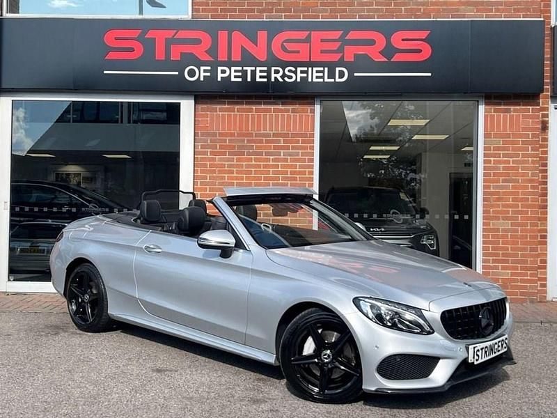 Silver Used 2018 Mercedes C220 AMG Line Premium Plus Cabriolet | £17,450 (Fair price) - Image 1/4