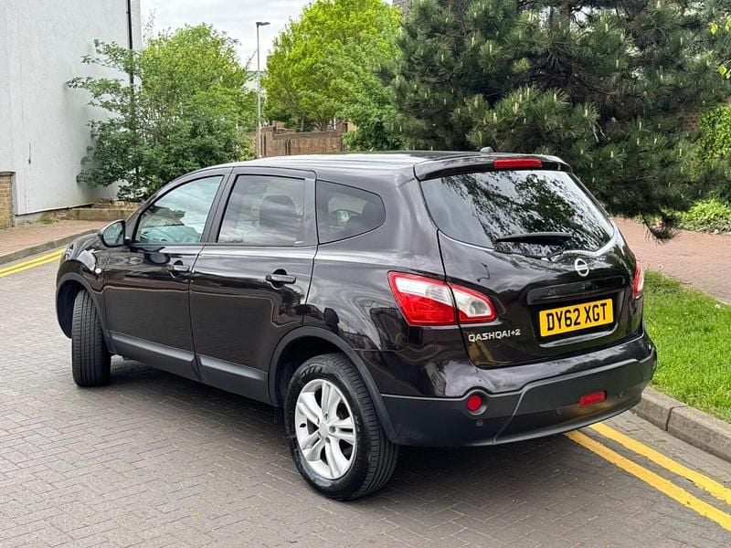 Used Nissan Qashqai +2 Acenta 117 HP (86 kW) 2012 Black SUV