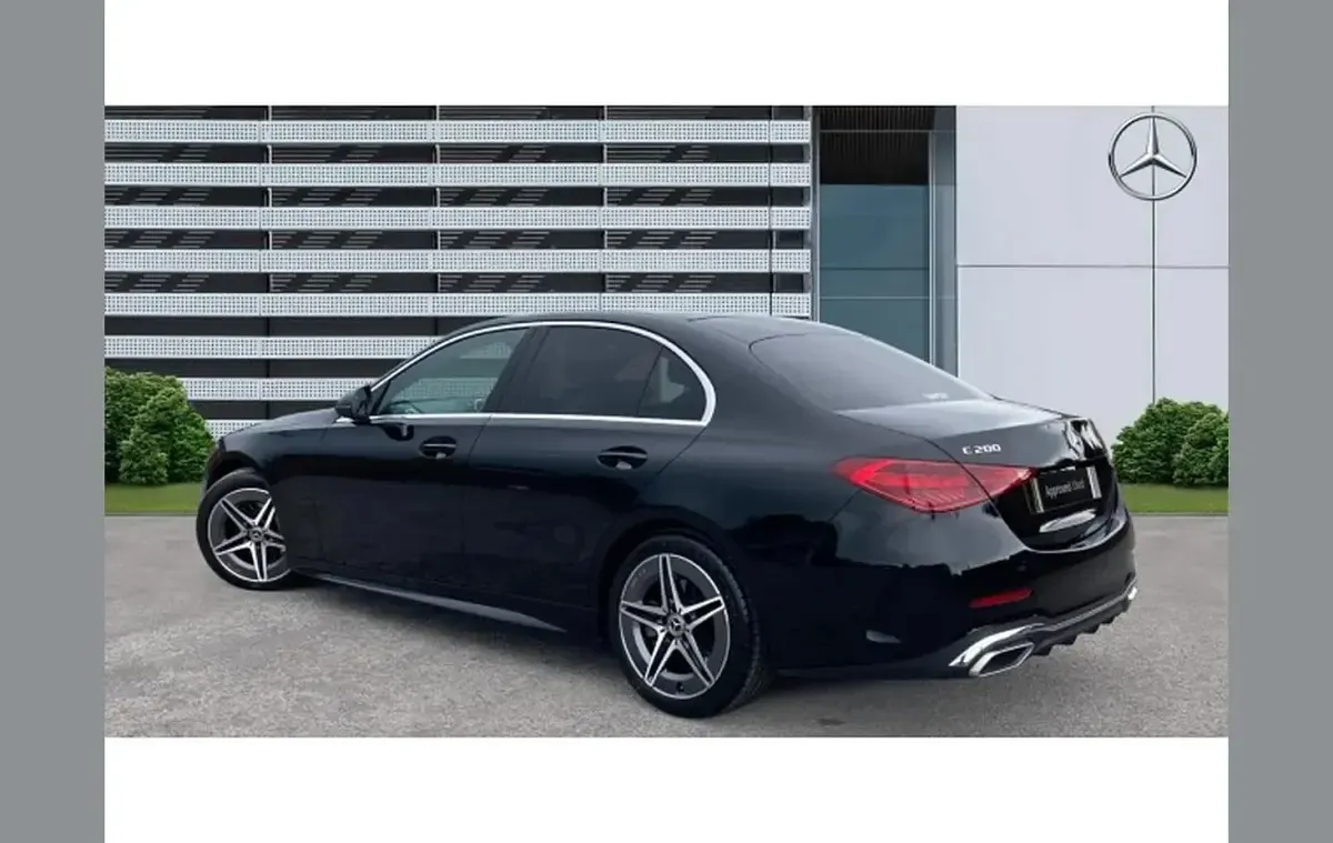Used Mercedes C200 AMG line 200 HP (147 kW) 2025 Black Sedan