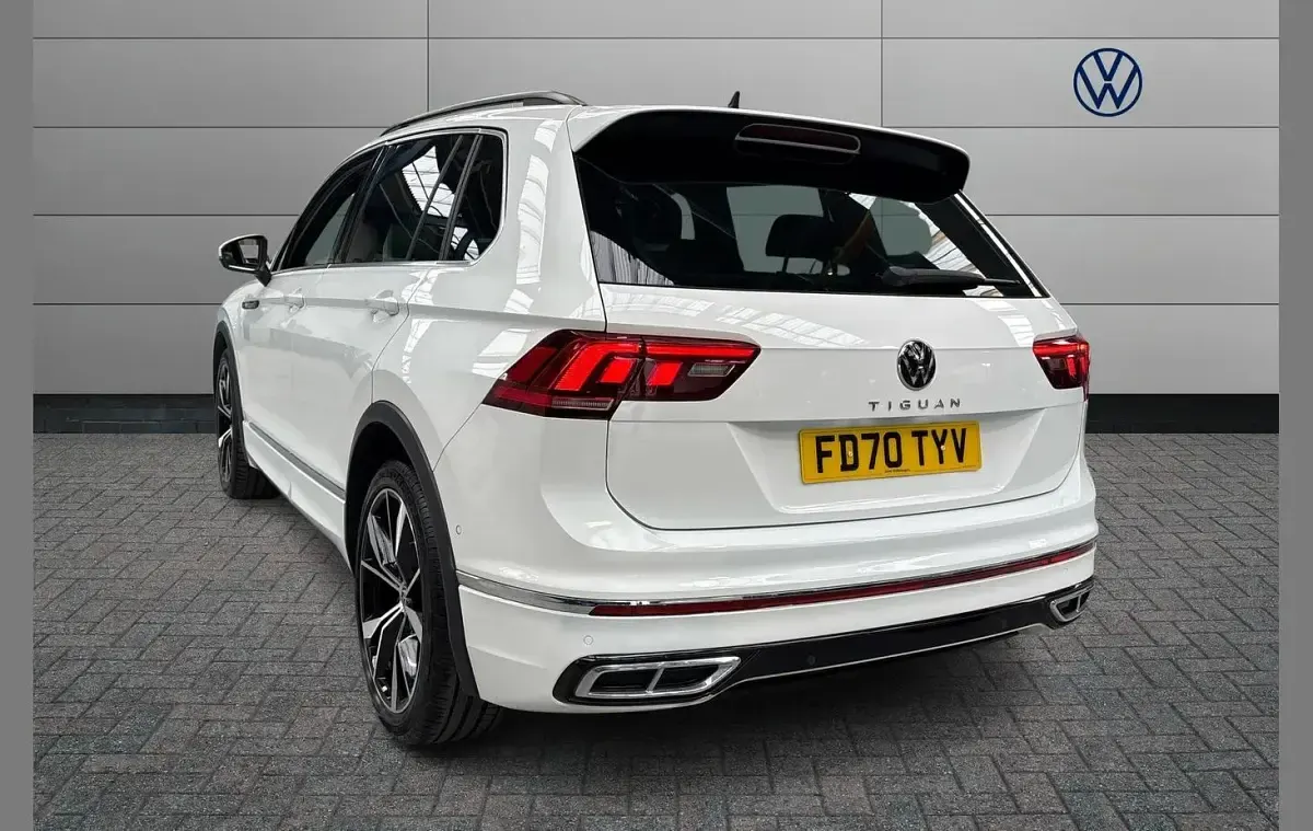 Used VW Tiguan R-line 150 HP (110 kW) 2021 White SUV