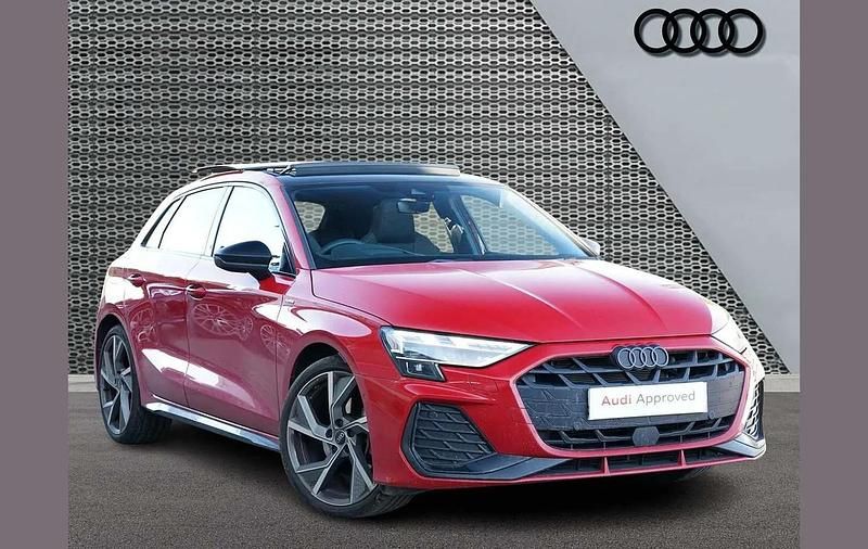 Used Audi A3 Black Edition 147 HP (108 kW) 2025 Red Hatchback