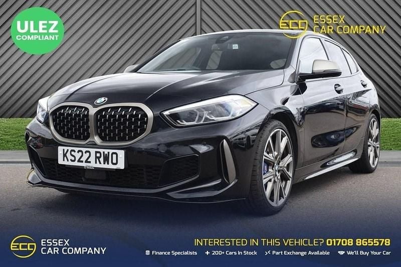 Black Used 2022 BMW M135 Sport Line Hatchback | £27,480 (Good price) - Image 1/4