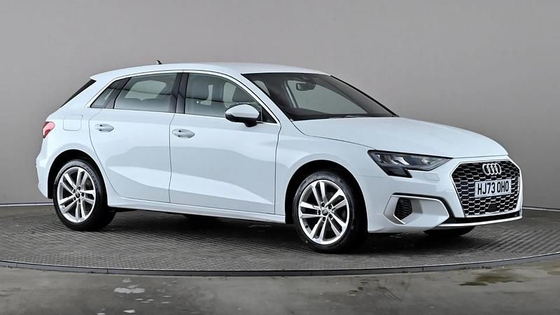 Used Audi A3 Sport 150 HP (110 kW) 2023 White Sedan