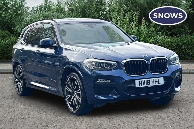 Used BMW X3 M Sport 190 HP (139 kW) 2018 Blue SUV