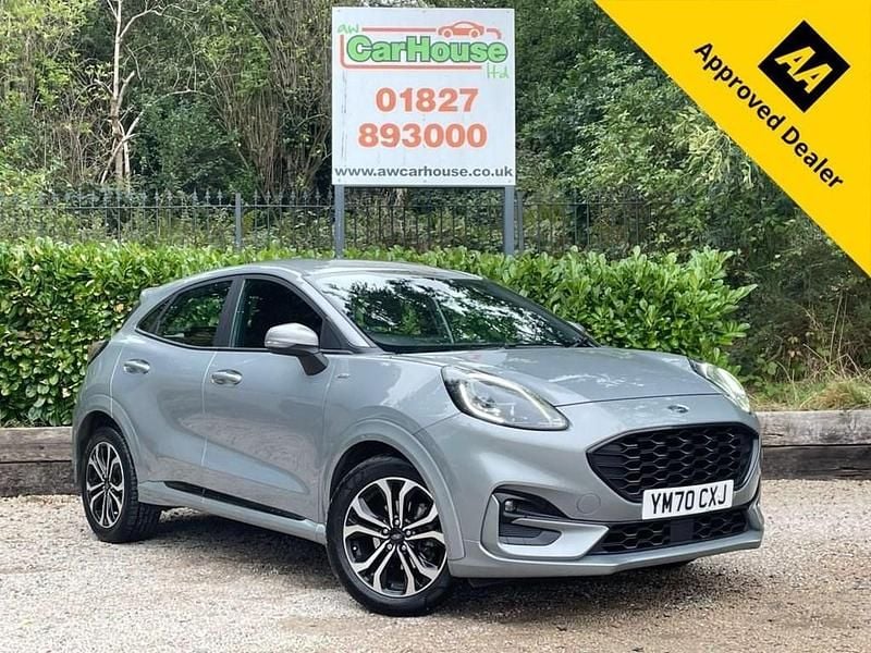 Silver Used 2021 Ford Puma ST-Line Hatchback | £10,299 (Fair price) - Image 1/4