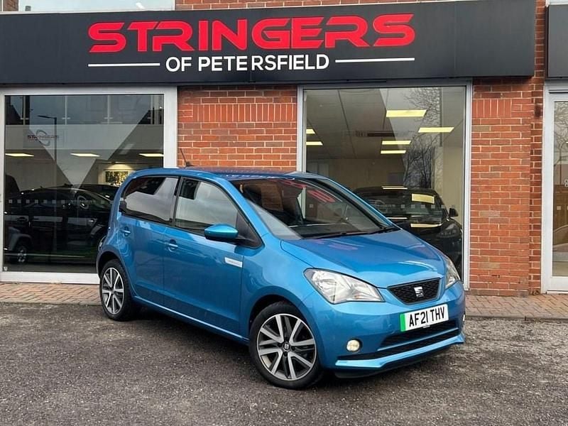 Used Seat Mii Electric 61 kW (83 HP) 2021 Blue Hatchback