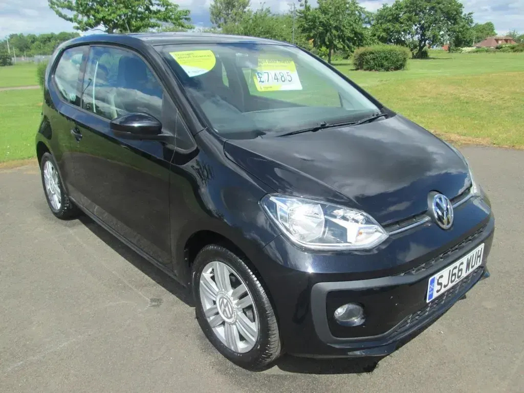 Used VW up! high up! 75 HP (55 kW) 2016 Black Hatchback