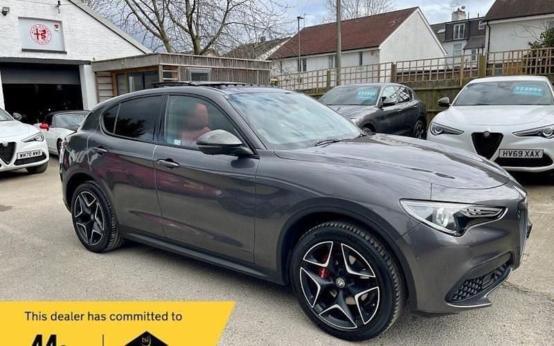 Grey Used 2019 Alfa Romeo Stelvio Ti SUV | £25,995 (Expensive) - Image 1/4