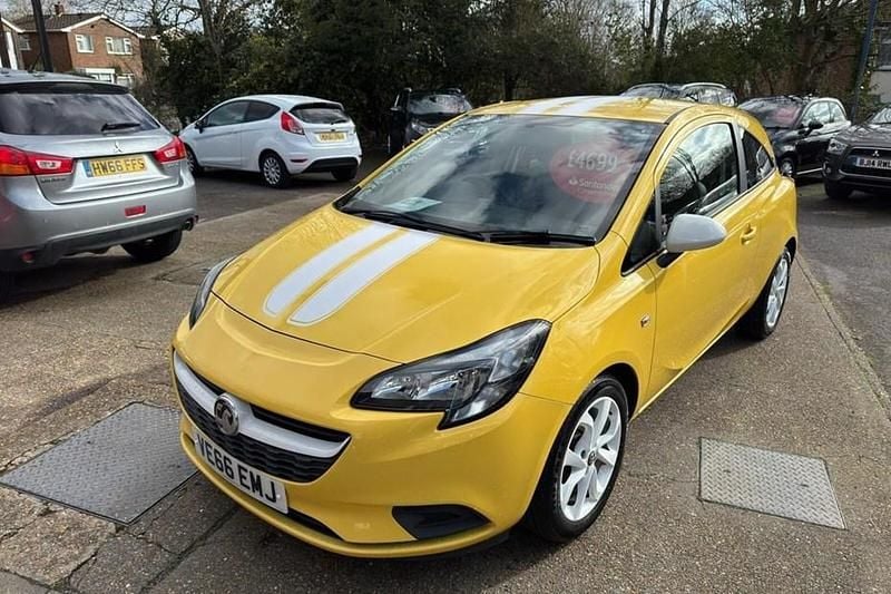 Used Vauxhall Corsa 75 HP (55 kW) 2016 Yellow Hatchback