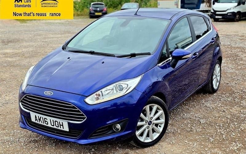 Blue Used 2016 Ford Fiesta Titanium Hatchback | £7,888 (Fair price) - Image 1/4