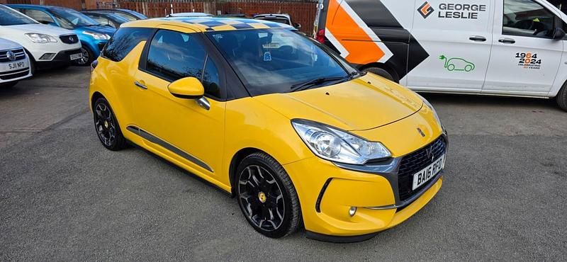 Yellow Used 2016 DS Automobiles DS3 Elegance Hatchback | £2,650 (Good price) - Image 1/4
